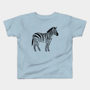 Geo Zebra Kids T-Shirt